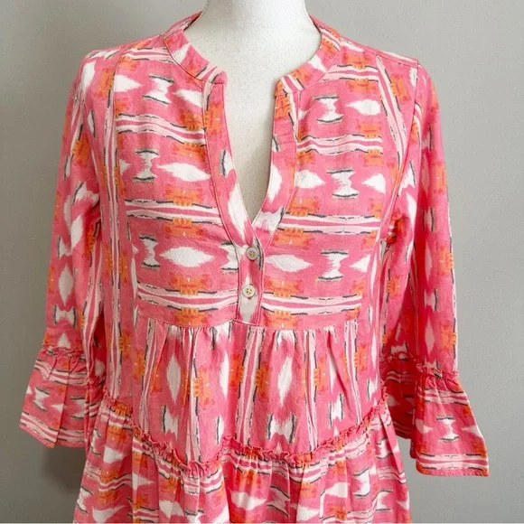 Kerri Rosenthal Womens Dress Pink Size XS Patterned Beachy Resortwear - Picture 4 of 6